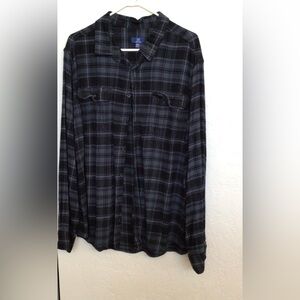 George Charcoal Checkered Shirt